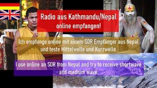 Kurzwelle Radio aus Nepal Kathmandu online steuern ► Controlling Shortwave Radio from Nepal online