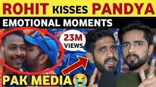 INDIA WINS T20 WORLD CUP ROHIT KISSES PANDYA EMOTIONAL MOMENTS PAKISTANI PUBLIC REACTION  REAL TV