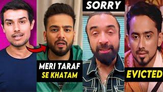 Ajaz Khan Says SORRY Elvish Yadav Ends FIGHT with Ajaz Dhruv Rathee Vs Elvish Adnaan 07 Evicted