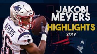 Jakobi Meyers Highlights ᴴᴰ 2019 Season   New England Patriots Highlights  James White Fantasy