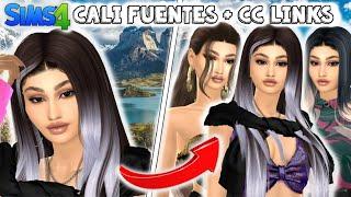 Cali Fuentes Sim Lookbook + CC Links - Sims 4 CAS