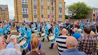 Ulster Grenadiers flute band @ Central Scotland Boyne celebrations Larkhall 2023 .