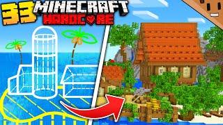 I Built an ENTIRE ISLAND in Minecraft Hardcore #33