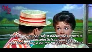 Mary Poppins 1964 - Supercalifragilisticexpialidocious - VideoLyrics