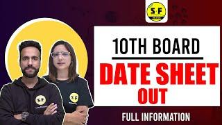 CBSE DATE SHEET 2023 CLASS 10  CBSE 10TH BOARD DATE SHEET CBSE DATE SHEET UPDATE SCIENCE AND FUN