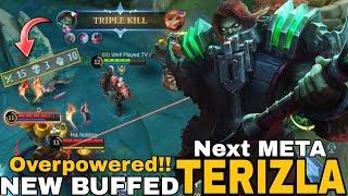 New Buffed Terizla is OP - The Next META - Build Top 1 Global Terizla  MLBB