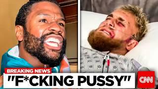 Chaos Erupts After Floyd Mayweather ATTACKED Jake Paul After CANCELLING Fight