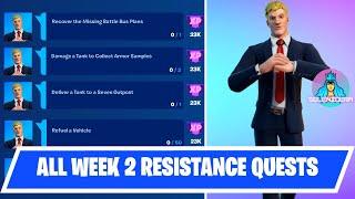 Fortnite All Week 2 Resistance Quests Guide  Fortnite Chapter 3 Season 2