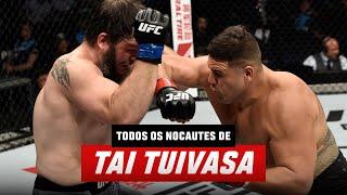 Todos os nocautes de Tai Tuivasa  UFC Paris