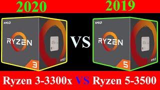 Ryzen 3-3300x NEW VS Ryzen 5-3500 NEW     16 Games Benchmark.