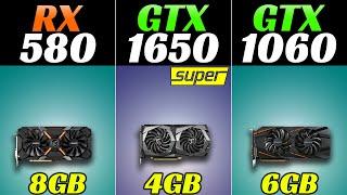 RX 580 vs GTX 1650 Super vs GTX 1060 - Worth Buying any of these in 2022 for 1080p Gaming?