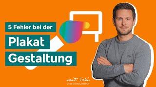 Plakatwerbung gestalten Die 5 größten Fehler 2024