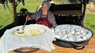 Homemade Food Cooked In The Mountain Village Of Azerbaijan Always Delicious And Calm