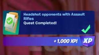 Fortnite - Headshot opponents with Assault Rifles - Chapter 5 Season 3