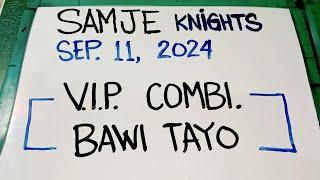 BAWI TAYO VIP COMBI SWERTRES LOTTO SEPTEMBER 11 2024