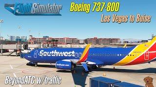 MSFS - Las Vegas to Boise - Boeing 737-800 PMDG - BeyondATC