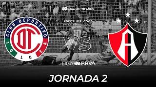 Resumen y Goles  Toluca vs Atlas  Liga BBVA MX  Apertura 2022 - Jornada 2