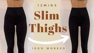 12min Slim Thighs Workout  100% Toned INNER & OUTER thigh