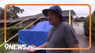 Man Straps Down His Home as Milton Arrives in Florida