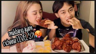 MUKBANG RICHEESE LEVEL 5 BARENG PACAR JADI ROMANTIS 