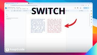 How to Switch Columns in Google Docs