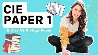 ENTIRE AS - CIE A-level Biology.  Topics 1-11  All the theory from the specification in one video