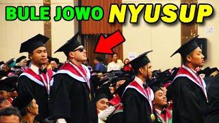 NEKAT Bule Jowo TEROBOS Acara Wisuda - Prank Minta Ijasah 