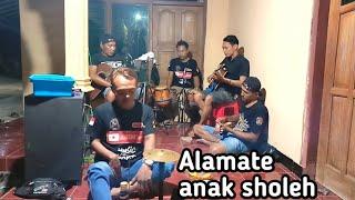 Alamate anak sholeh cover pengamen jalur bebas dangdut koplo akustik