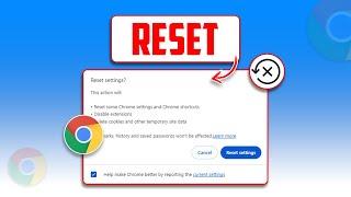 How to Reset Google Chrome Settings to Default on PC  Make Chrome Account to Default Settings