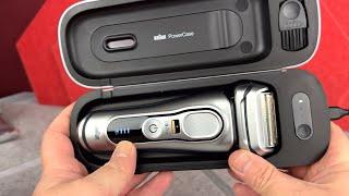 Braun Electric Razor with Portable Charging case Review - Braun Series 9 Pro.