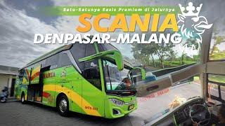  SCANIA MEWAH  BIS PREMIUM SATU-SATUNYA DI JALURNYA ‼️ Trip Gunung Harta 043 Denpasar-Malang #1