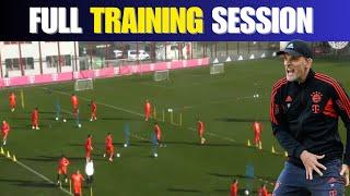 Full Training Session  Thomas Tuchels FC Bayern Munich