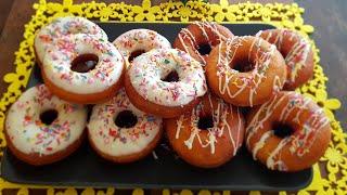 طرز تهیه دونات خونگی بسیار خوشمزه DONUT RECIPE  Homemade Donut  Recipe