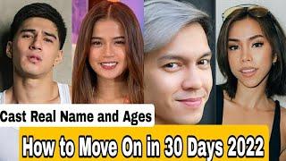 How to Move On in 30 Days Filipino Drama Cast & Real Life Partner  Carlo Aquino Maris Racal