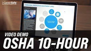 Video Demo OSHA 10-Hour by CareerSafe Online