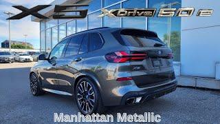 NEW ARRIVAL 2025 BMW X5 xDrive50e Manhattan Metallic on Black Sensafin #bmw #x5 #phev
