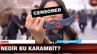 Sokakta Karambit İle Gezen Ablamız