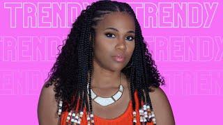 Issa Vibe  FULANI BRAIDS W. CURLY HUMAN HAIR EXTENSIONS. MUST WATCH