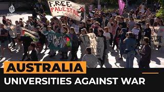 Australian students join protests for Palestine  Al Jazeera Newsfeed