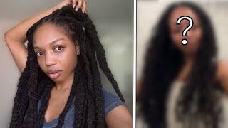 Braid Out on my Hip-Length Locs  Chit Chat GRWM - Being a Full Time Artist and New Content Creator