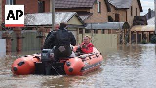 Parts of Russia and Kazakhstan hit by severe floods