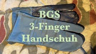 Bundesgrenzschutz - BGS 3-Finger Handschuh