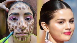 Indian  To Selena Gomez  Natural Makeup TransformationCirurgia Plástica