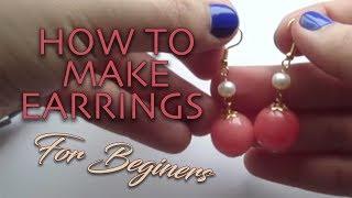 Jewelry Making Basics DIY How to Make Earrings Tutorial