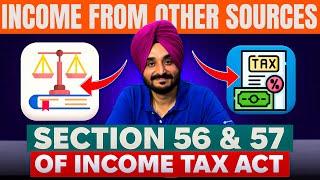 Income from Other Sources  Smart Tax Planning  Sec 56 & 57 of Income Tax Act  Explained in Hindi
