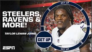 Lamar Jackson’s KRYPTONITE + Taylor Lewan talks Russell Wilson   Get Up