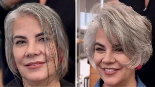 Elegant Short Haircuts For Women 50+ Can Be Styled In 1 Minute  Bob Haircuts By Talented Stylist