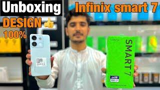 Infinix new model smart 7 unboxing sari bat design ki ha  #infinix #unboxingvideo