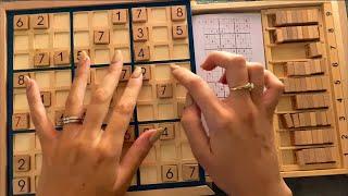  ASMR - Wooden Sudoku - Clicky Whispering