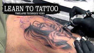 PART 13 CHICANO TATTOO HOW TO TATTOO LINING SHADING TECHNIQUES
